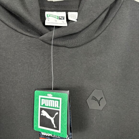 Puma Mens Warmcell Hoodie Sweatshirt Heat Insulation Black Medium New With Tag's - Picture 3 of 8